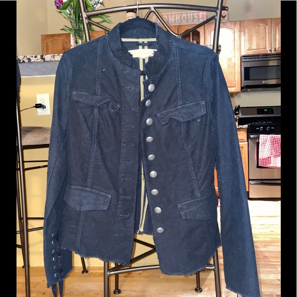 Free People Distressed Jacket